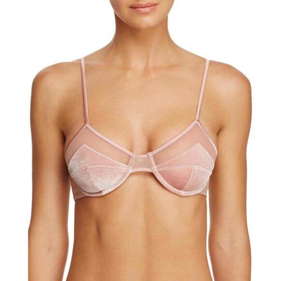 Kendall + Kylie Mesh Balconette Underwire Bra Size 36D - Picture 2 of 2